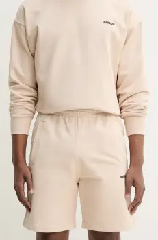 Barrow pantaloni scurti din bumbac culoarea bej, neted, S5BWUABE082 imagine