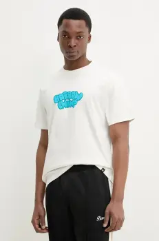 Barrow tricou din bumbac culoarea alb, cu imprimeu, S5BWUATH148 imagine