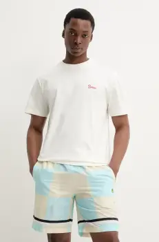 Barrow tricou din bumbac culoarea alb, cu imprimeu, S5BWUATH161 imagine