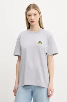 Barrow tricou din bumbac culoarea gri, cu imprimeu, S5BWUATH087 imagine