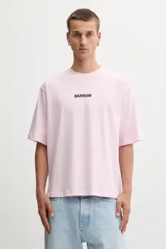 Barrow tricou din bumbac culoarea roz, cu imprimeu, F5BWUATH049 imagine