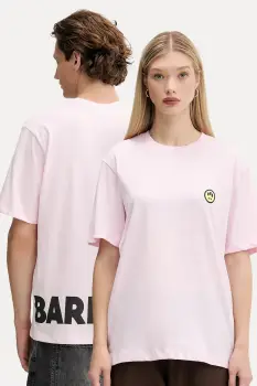 Barrow tricou din bumbac culoarea roz, cu imprimeu, F5BWUATH059 imagine