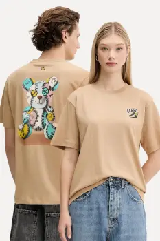 Barrow tricou din bumbac culoarea verde, cu imprimeu, F5BWUATH053 imagine