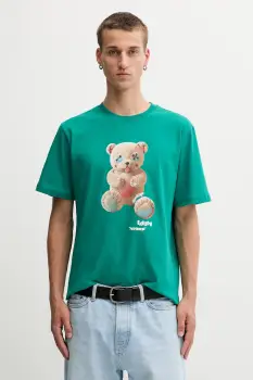 Barrow tricou din bumbac culoarea verde, cu imprimeu, F5BWUATH118 imagine