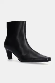 Bianco botine BIACLARA femei, culoarea negru, cu toc drept, izolare usoara, 11261452 imagine