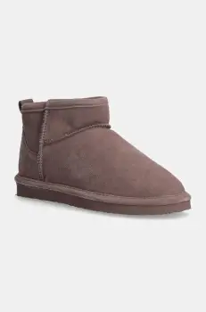 Bianco cizme de zapada din piele intoarsa BIASNOW culoarea maro, 11330475 imagine