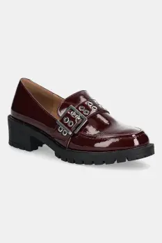 Bianco mocasini BIAPEARL culoarea bordo, cu platforma, 11251930 imagine