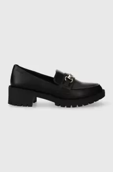 Bianco mocasini BIAPEARL femei, culoarea negru, cu platforma, 11250961 imagine