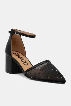 Bianco pantofi cu toc BIADEVIVED culoarea negru, cu toc drept, 11252770 imagine