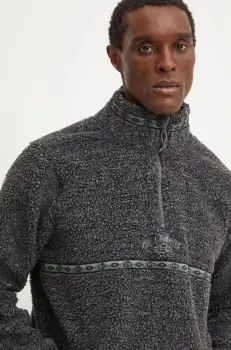 Billabong bluza Boundary Tombstone barbati, culoarea gri, cu imprimeu, ABYFT00468 imagine