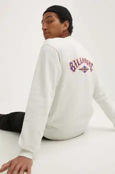 Billabong bluza SANDS CREW barbati, culoarea bej, cu imprimeu, ABYSF00125 imagine