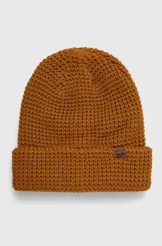 Billabong caciula culoarea galben, din tricot gros imagine