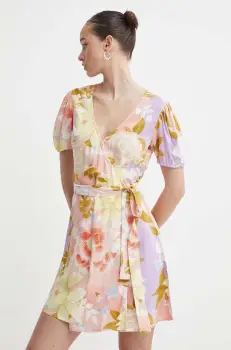 Billabong rochie mini, evazati, ABJWD00524 imagine