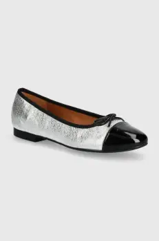 Billi Bi balerini de piele culoarea argintiu, A6021 imagine