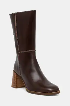 Billi Bi cizme de piele culoarea maro, cu toc drept, A9295 886 imagine