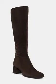 Billi Bi cizme din piele intoarsa culoarea maro, cu toc drept, A9287 556 imagine