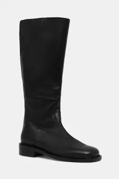 Billi Bi ghete de piele culoarea negru, cu toc plat, A9136 880 imagine