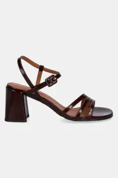 Billi Bi sandale de piele culoarea maro, A8377 imagine
