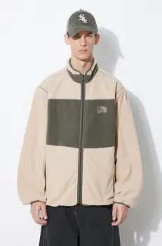 Billionaire Boys Club bluza cu doua fete Pull Out Shell barbati, culoarea bej, modelator, B24106 imagine