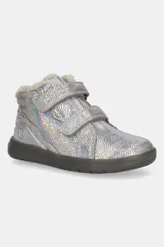 Biomecanics cizme de iarna pentru copii din piele intoarsa culoarea argintiu, 251231 imagine