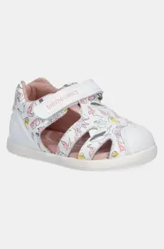 Biomecanics sandale din piele pentru copii culoarea alb, 252167 imagine