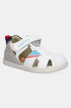 Biomecanics sandale din piele pentru copii culoarea alb, 252169 imagine