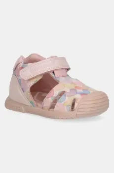 Biomecanics sandale din piele pentru copii culoarea bej, 252110 imagine