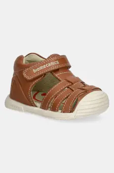 Biomecanics sandale din piele pentru copii culoarea maro, 252123 imagine