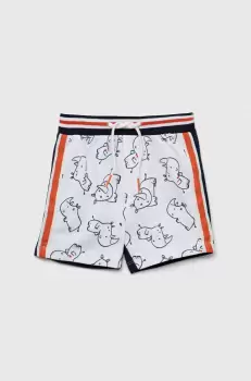 Birba&Trybeyond pantaloni scurti bebe culoarea albastru marin, talie reglabila imagine