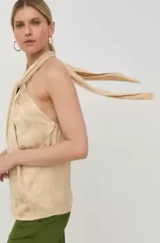 Birgitte Herskind bluza femei, culoarea bej imagine