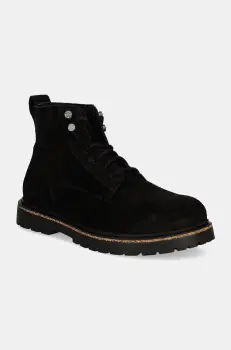 Birkenstock pantofi inalti Highwood Lace Mid barbati, culoarea negru, 1028911 imagine
