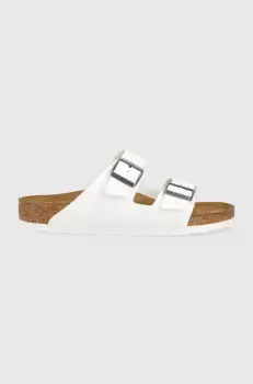 Birkenstock papuci Arizona barbati, culoarea alb, 552681 imagine