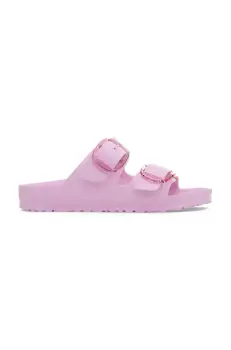 Birkenstock papuci Arizona Big Buckle EVA femei, culoarea roz, 1029642 imagine