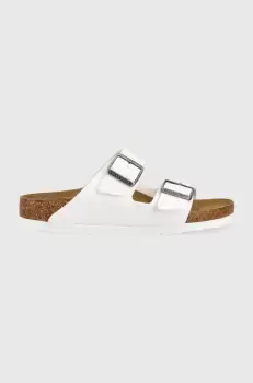 Birkenstock papuci Arizona femei, culoarea alb, 552683 imagine