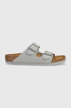 Birkenstock papuci Arizona femei, culoarea gri, 1027696 imagine