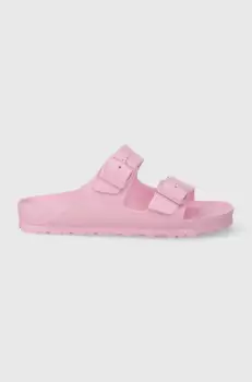 Birkenstock papuci Arizona femei, culoarea roz, 1027355 imagine