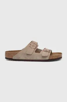 Birkenstock papuci Arizona VL 0051461 barbati, culoarea bej 0051461-sand imagine