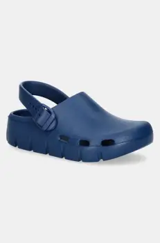 Birkenstock papuci copii Birki-Flow culoarea albastru marin, 1029586 imagine