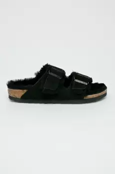 Birkenstock - Papuci de casa Arizona Fur imagine