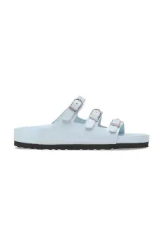 Birkenstock papuci de piele Florida EXQ D-Buckle 1030950 imagine
