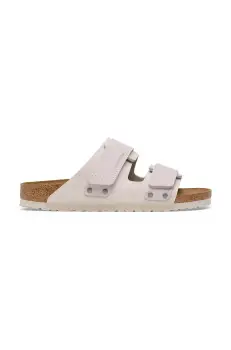 Birkenstock papuci din piele Uji femei, culoarea alb, 1024800 imagine