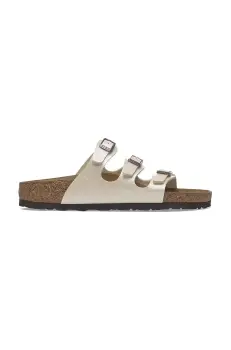 Birkenstock papuci Florida Graceful femei, culoarea alb, 1029818 imagine