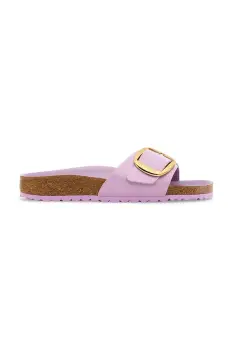Birkenstock papuci Madrid Big Buckle culoarea violet, 1030366 imagine
