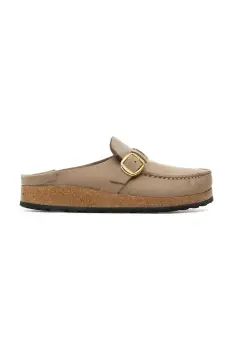Birkenstock papuci mocasini de dama din piele intoarsa Buckley imagine