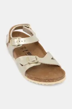 Birkenstock sandale copii Rio AS Kids AS Kids culoarea auriu, 1029540 imagine