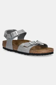 Birkenstock sandale copii Rio AS Kids culoarea argintiu, 1029477 imagine