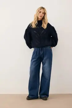 BIZUU blugi wide leg pentru femei LEYLA imagine