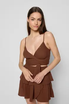 Bizuu bluza TARI culoarea maro, TARI BRAZOWY imagine