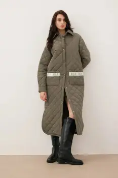 Bizuu geaca MAREVIA culoarea verde, de tranzitie, oversize, MAREVIA KHAKI imagine