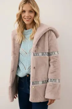 Bizuu geaca MILANO culoarea bej, de tranzitie, MILANO BEZOWY imagine